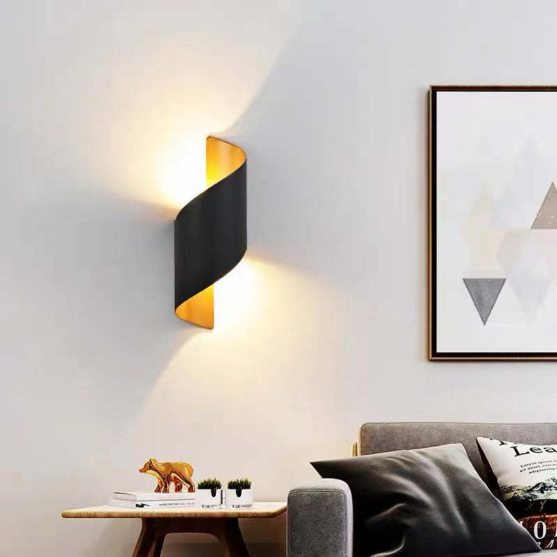 Moderne Spiral-LED-Wandleuchte - TwistLight
