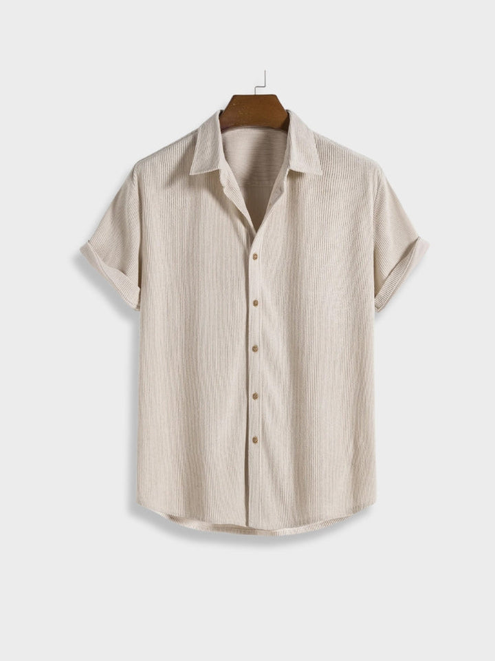Herren Corduroy Sommer-Set mit Knopfverschluss – Sven