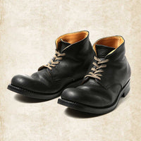 Men's Retro Lace-Up Leather Boots with Non-Slip Sole 2