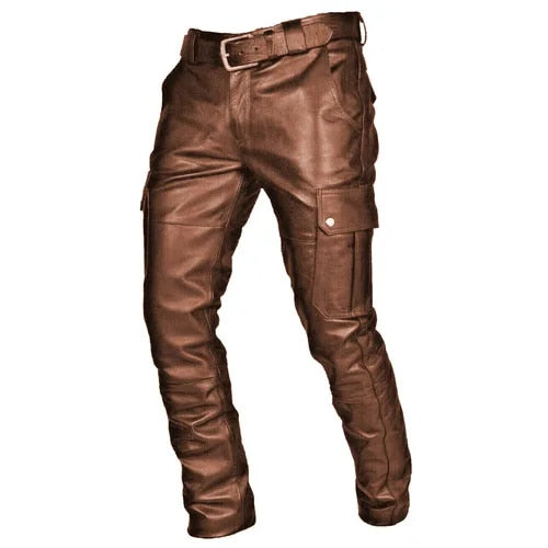 Leder Herren-Motorradhose - Diego