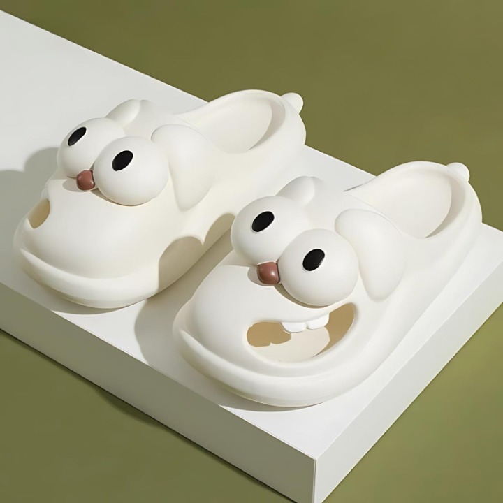 Cartoon-Pantoletten mit Komfort und Charakter - PawJoy Cozy Pup Pantoletten