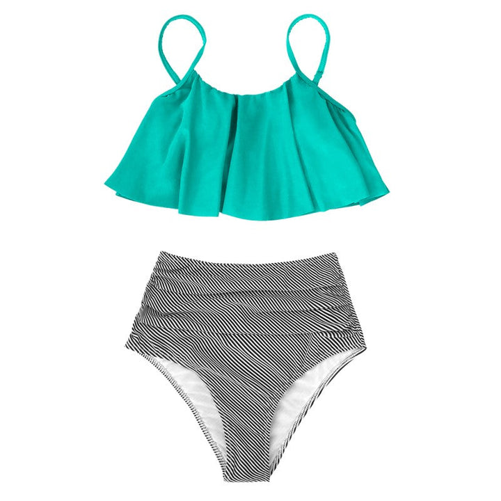 Belle Mae Bikini | Ein bunter Bikini mit Rüschen