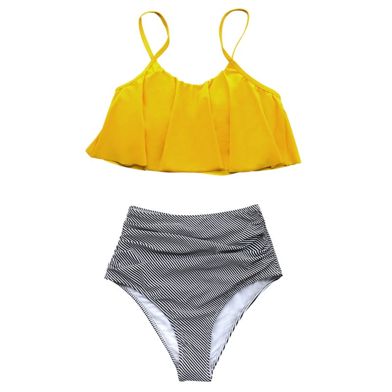 Belle Mae Bikini | Ein bunter Bikini mit Rüschen