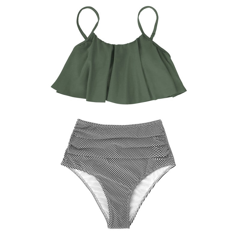 Belle Mae Bikini | Ein bunter Bikini mit Rüschen