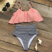 Belle Mae Bikini | Ein bunter Bikini mit Rüschen