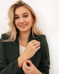 Ronde Edelsteen Geboortesteen Armband