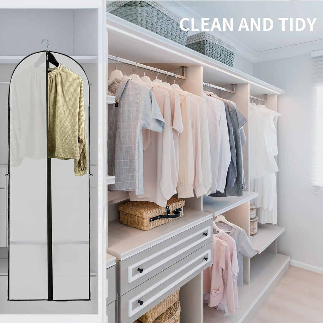 Lange Jurk Opslaghoes – 180 cm met Rits en Venster (2-Pack)