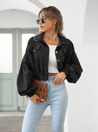 Eva Cropped Bomberjacke | Cool & Stilvoll