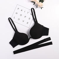Low Cut Push-Up Bra | With Deep U-Cut