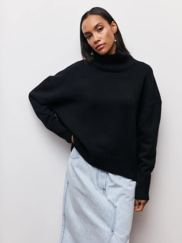 Phoebe Gestrickter Rollkragenpullover | Stilvoll & warm