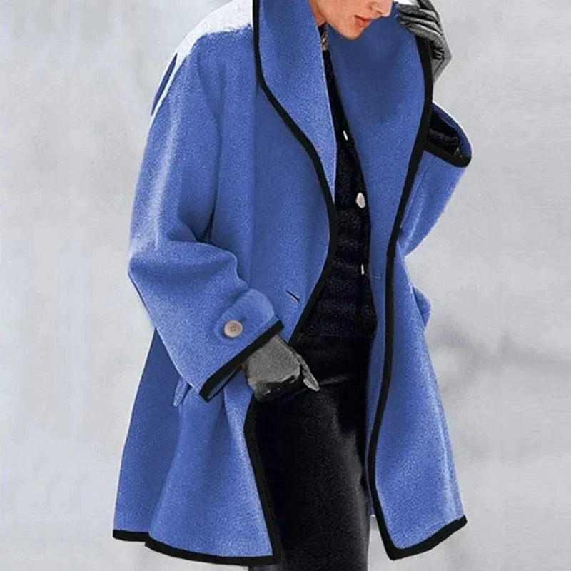 Warmer Winter Woll Damen Trenchcoat - Emma