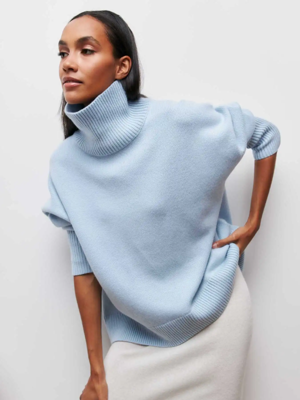 Phoebe Gestrickter Rollkragenpullover | Stilvoll & warm