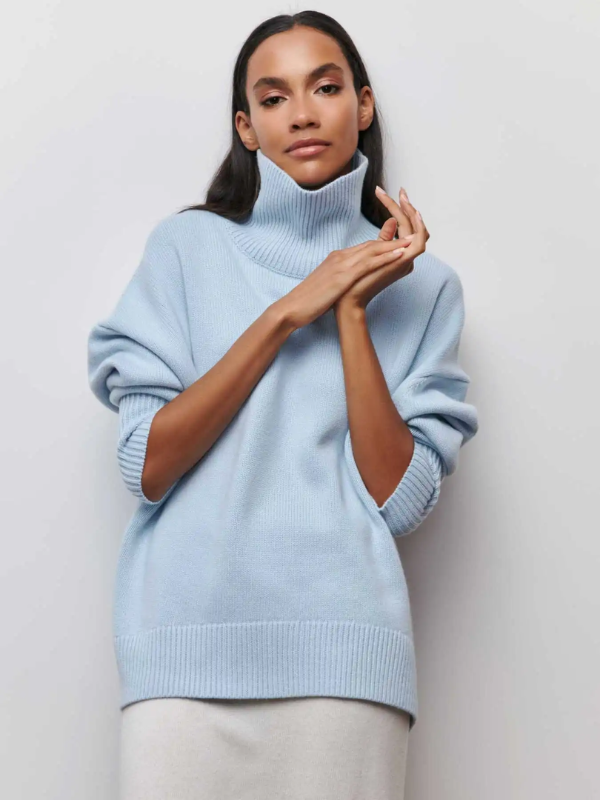 Phoebe Gestrickter Rollkragenpullover | Stilvoll & warm