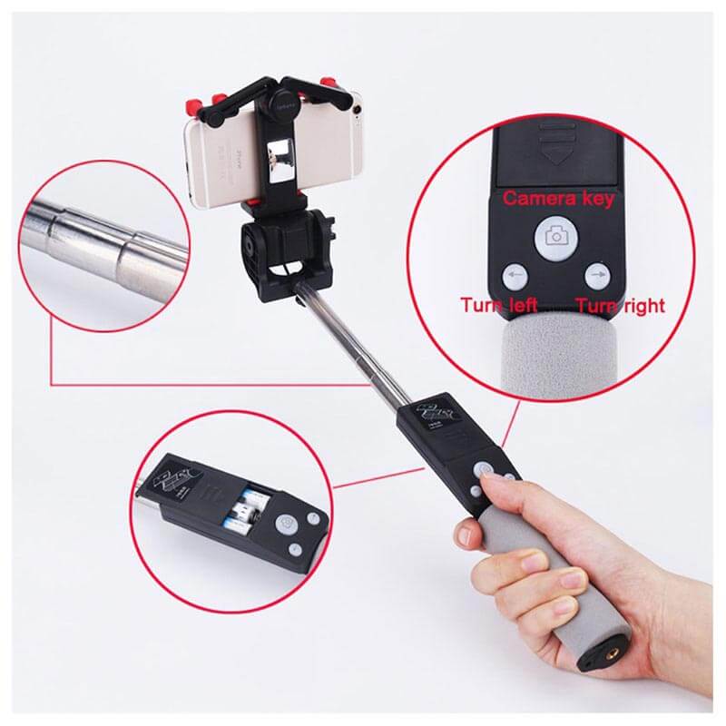 Bluetooth Selfie Stick met 360° Rotatie – SpinShot