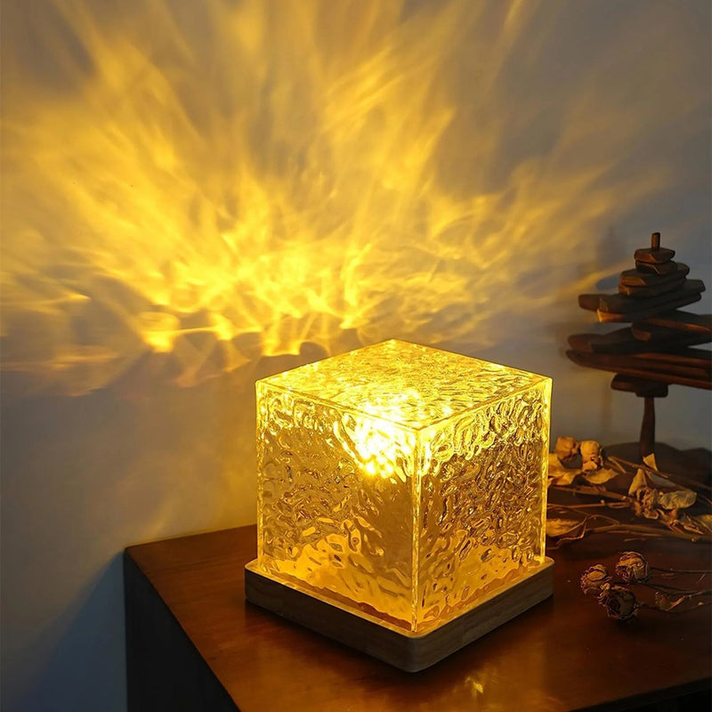 Nordlicht-Prisma-Lampe - Borealis Cube