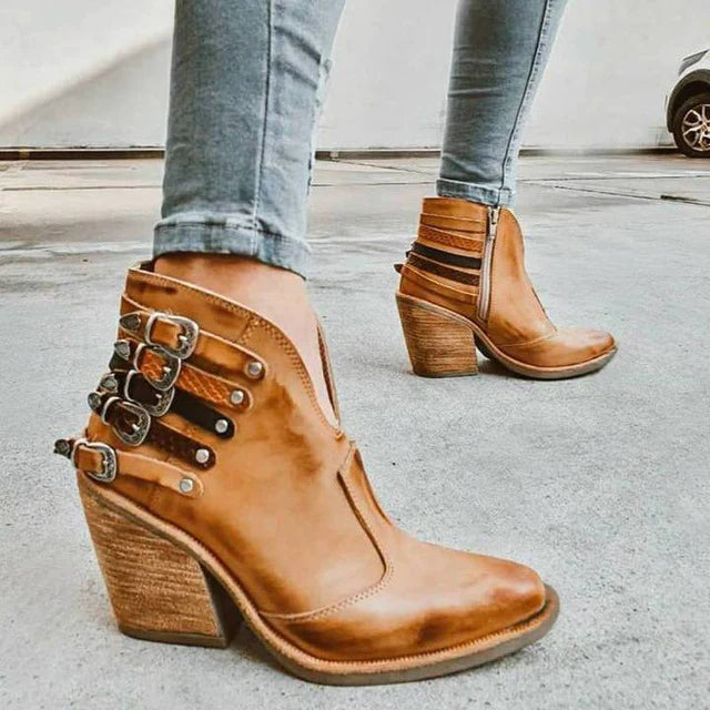 Damen Stiefeletten mit Absatz - Clara