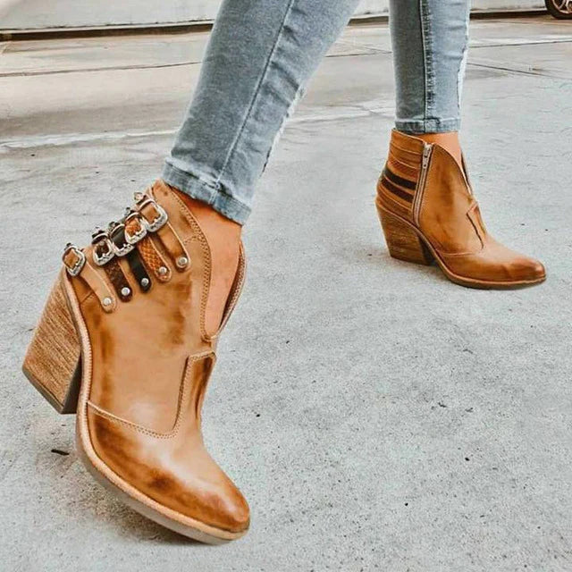 Damen Stiefeletten mit Absatz - Clara