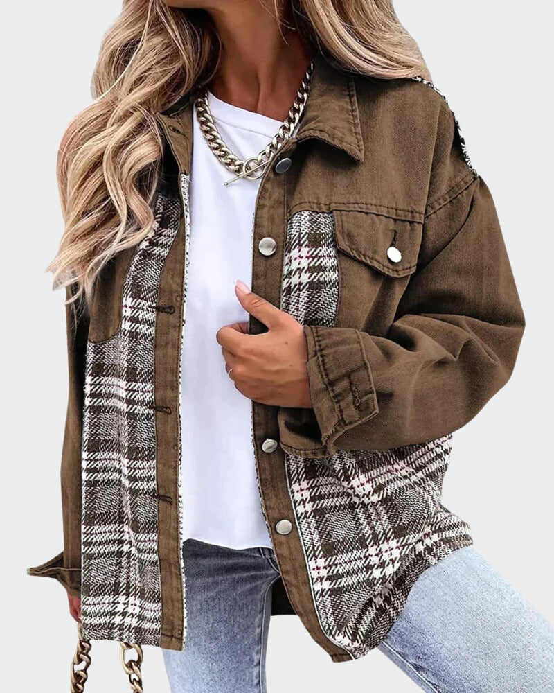 Dames Denimjacket met Moderne Stijl – Amélie