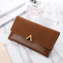 Veloursleder Geldbörse | Groß & Modern