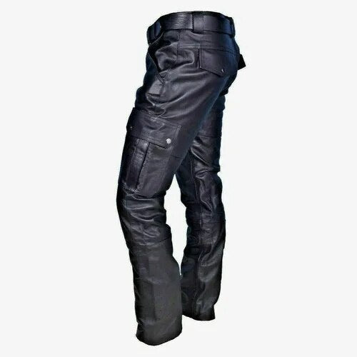 Leder Herren-Motorradhose - Diego