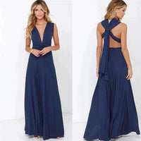 Versatile Elastic Wrap Dress - Denise