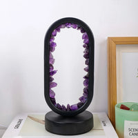 Handgefertigte Amethyst-Lampe - Serenith