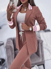 Lässiges Streetwear Gestreiftes Set - Sophie
