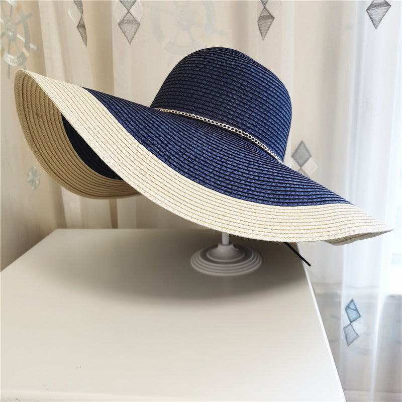 Women's summer hat with wide brim and UV protection – Lily