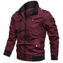 Herren Sommerjacke mit Kragen und Biker-Look – Vince