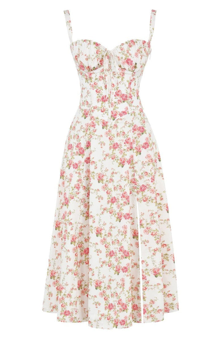 Bustier-Sommerkleid mit Taillenkorsett - Isabella