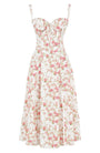 Bustier-Sommerkleid mit Taillenkorsett - Isabella