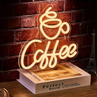 LED-Neonschild im Kaffeestil - Jules