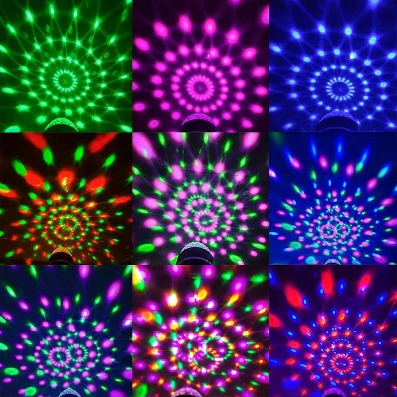 LED Disco Party Lampe – PartyGlow Spin