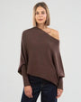 Asymmetrischer Oversized Damenpullover - Sophia
