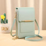 Trendige Leder-Anti-Diebstahl-Damenschultertasche - SecureStyle