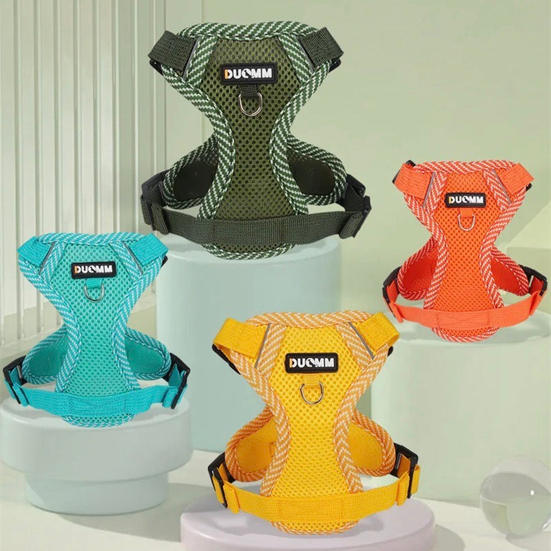 Reflecterende Tuig en Riem Set voor Kleine Honden - AirFlex