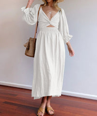 Zweiseitiges Maxi-Sommerkleid - Celina