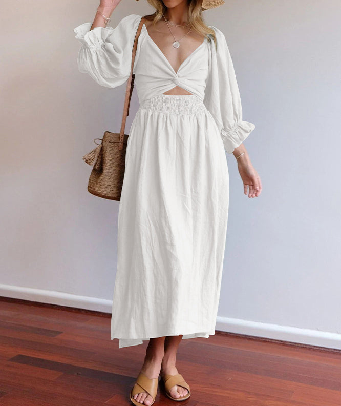 Zweiseitiges Maxi-Sommerkleid - Celina