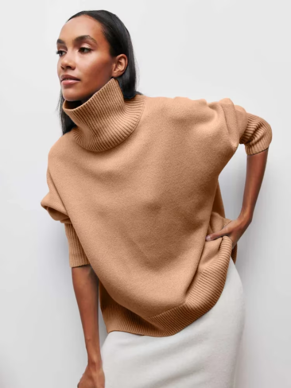 Phoebe Gestrickter Rollkragenpullover | Stilvoll & warm
