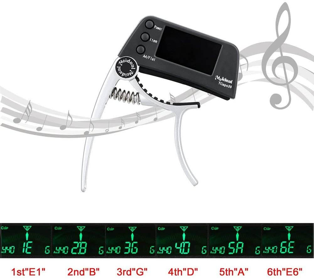 2-in-1 Gitarren-Capo & Tuner – TuneGrip