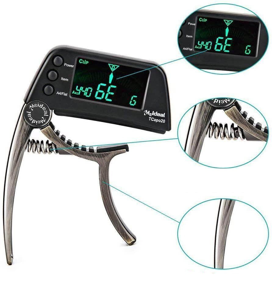 2-in-1 Gitarren-Capo & Tuner – TuneGrip