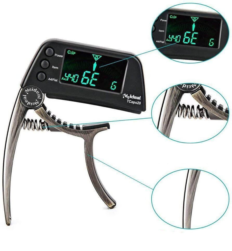 2-in-1 Gitarren-Capo & Tuner – TuneGrip