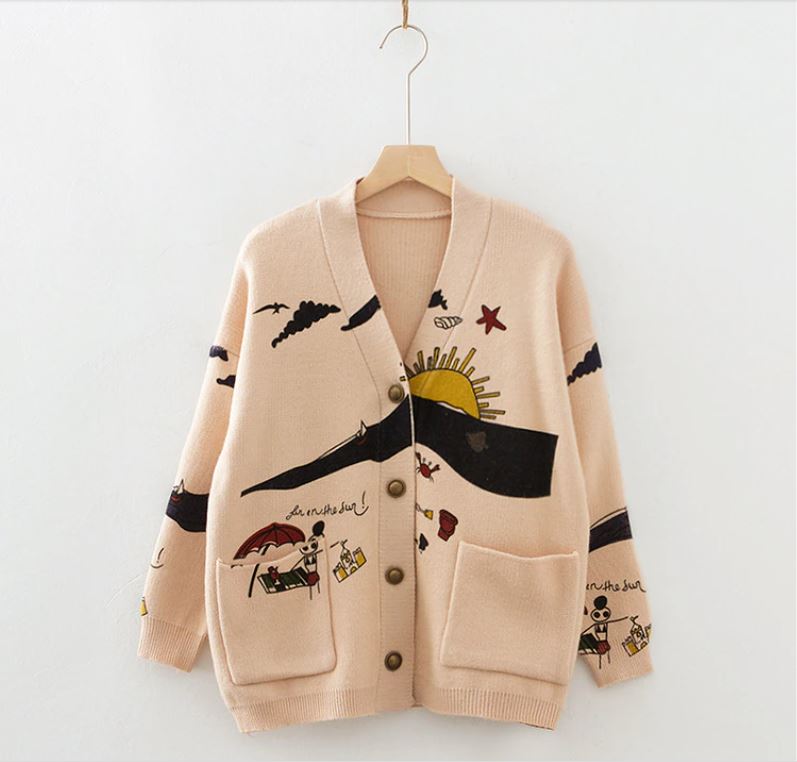 Coco Cartoon Pullover | Ein einzigartiger und bequemer Cardigan