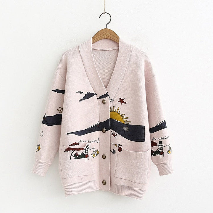 Coco Cartoon Pullover | Ein einzigartiger und bequemer Cardigan