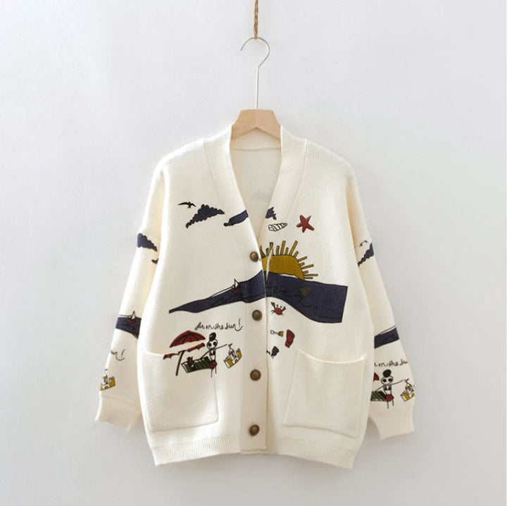 Coco Cartoon Pullover | Ein einzigartiger und bequemer Cardigan