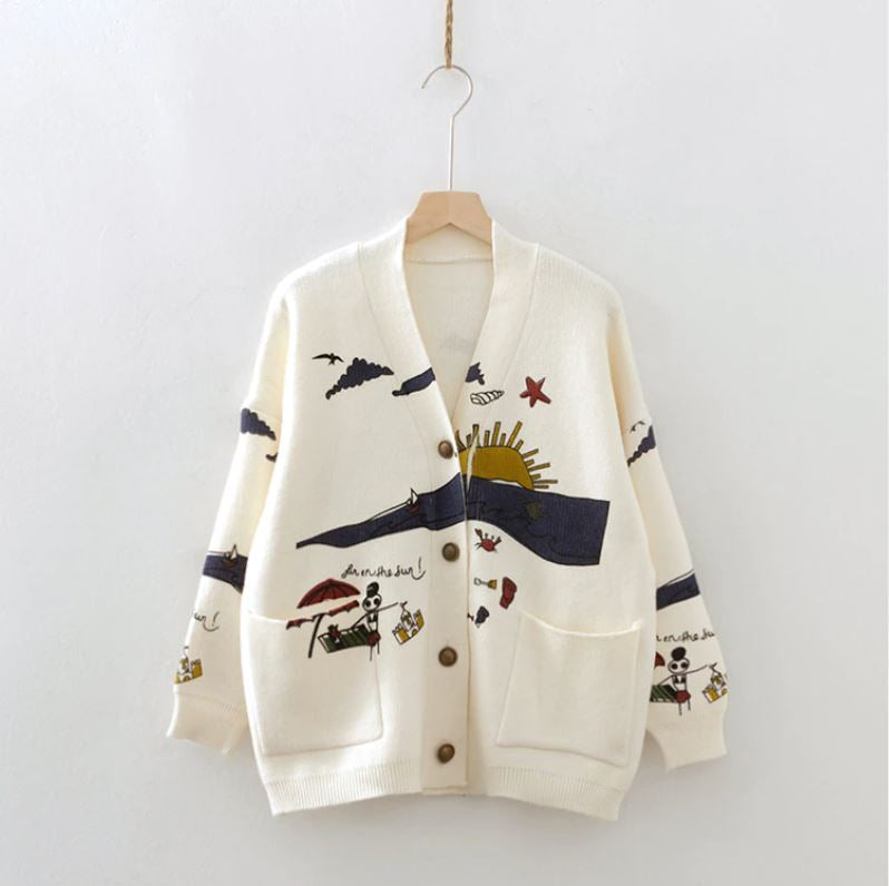 Coco Cartoon Pullover | Ein einzigartiger und bequemer Cardigan
