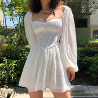 Fayza Kleid | Ein romantisches, weißes Sommerkleid