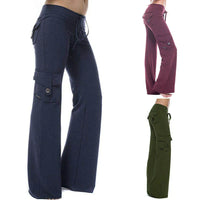 Damen Bootcut Cargohose mit Taschen - Isabella