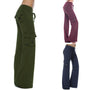 Damen Bootcut Cargohose mit Taschen - Isabella