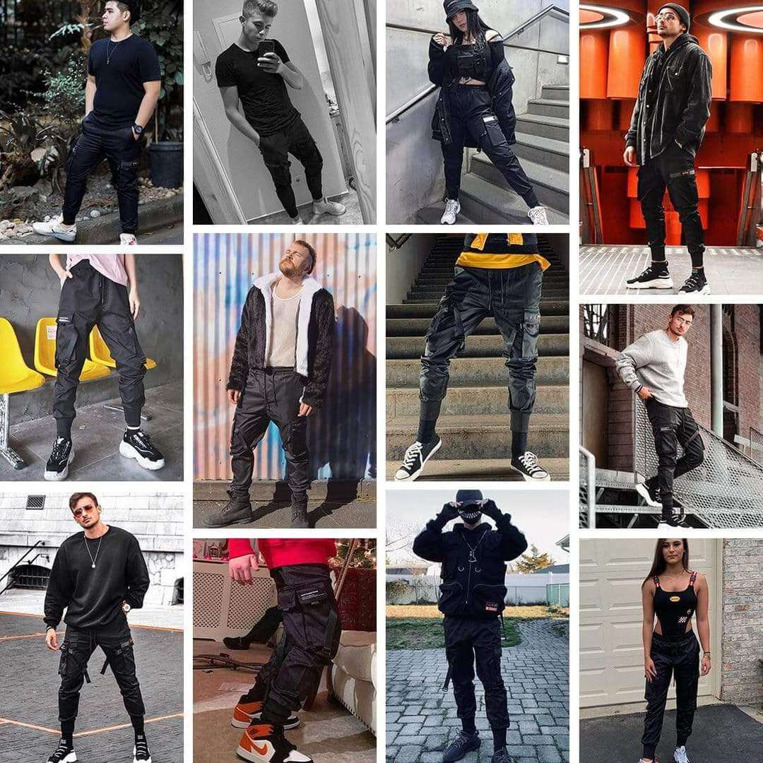 Multi-Pocket Herren Hip-Hop Cargohose – Dante
